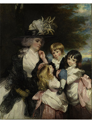 雷诺兹 《史密斯夫人和她的孩子们》