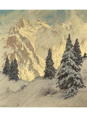 《雪峰巍峨》