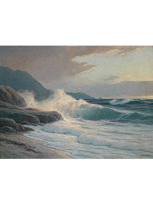 《海滩涌浪》