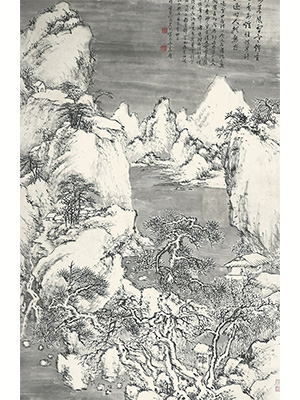 奚冈 《江山雪霁》