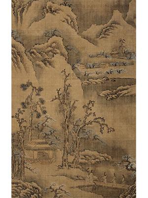 王鉴 《雪谷高士》