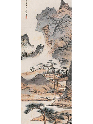 吴镜汀 《松汀山岩》