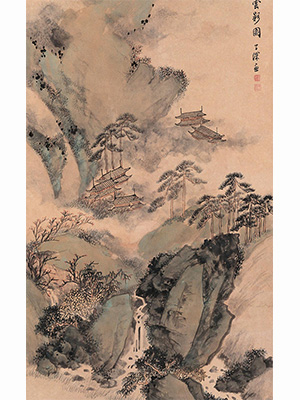 吴子深 《春山云影》