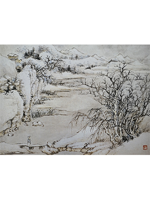 吴琴木 《雪国寂静》