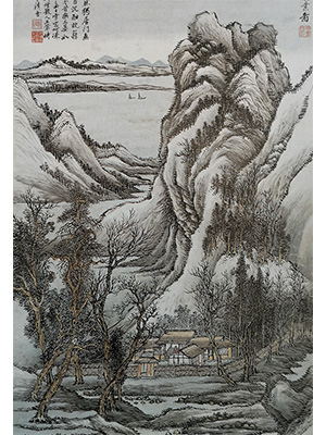 王翚 《山庄静业图》
