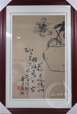 李鱓花卉 顾绣精品